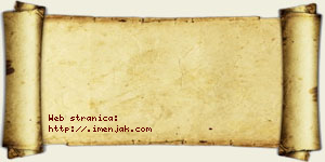 Minja Balzamović vizit kartica